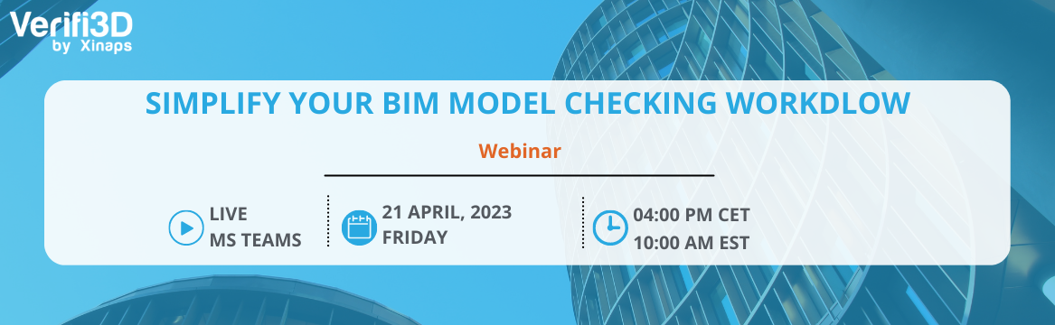 Webinar - Simplify your BIM model checking workflow - April - 2023